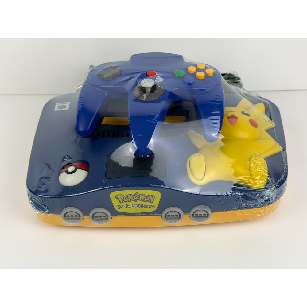 Pikachu Nintendo 64 USA N64 Pokemon Console US Version Clean Tested Working